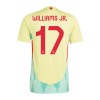 Original Fußballtrikot Spanien Williams JR 17 Auswärtstrikot EURO 2024 Für Herren